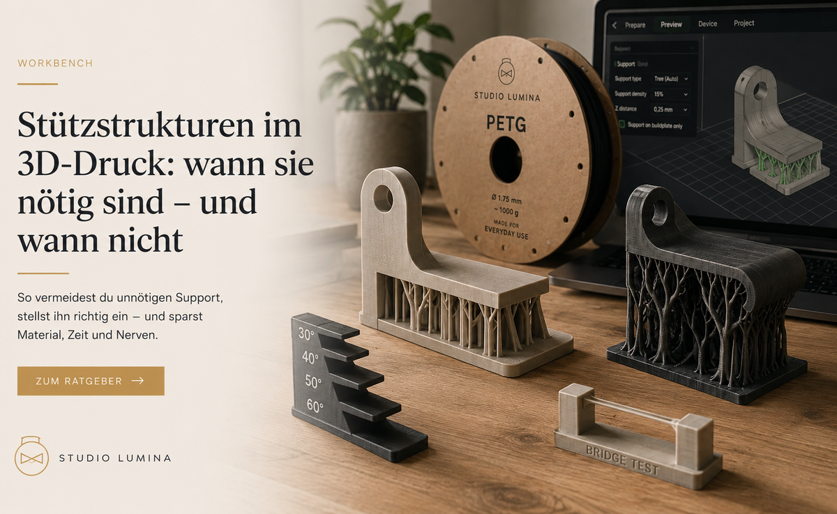 Stützstrukturen: wann nötig, wann vermeidbar?